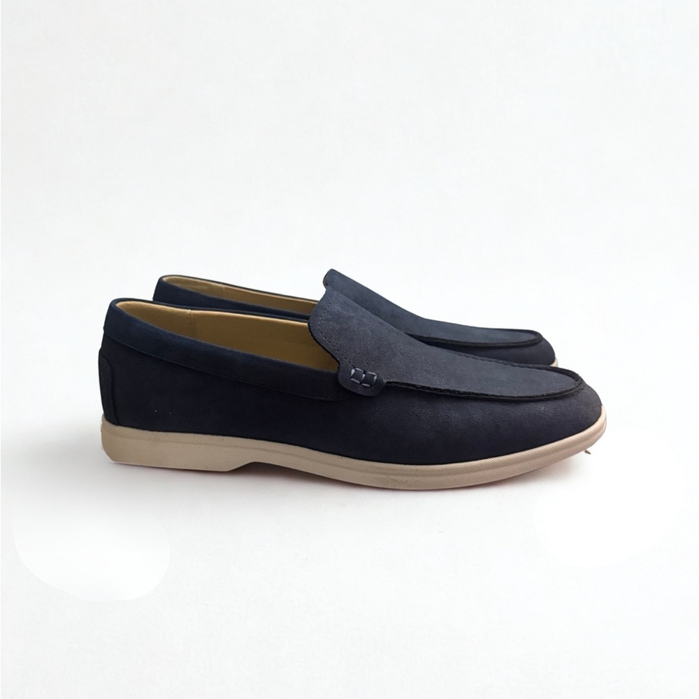 Sonoma Blue Casual Men Shoe Sonoma Ortholite Eco, Navy Blue, White sole size 11